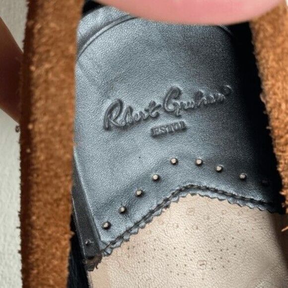 Robert Graham Tequila Paisley Embossed Driving Loafers Moccasins Men Size 8 - Picture 4 of 15